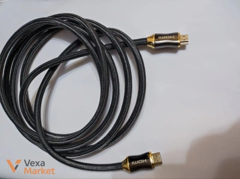 Кабель HDMI 3 м, екранований, 4K HDR, позолочені конектори, мідні жили