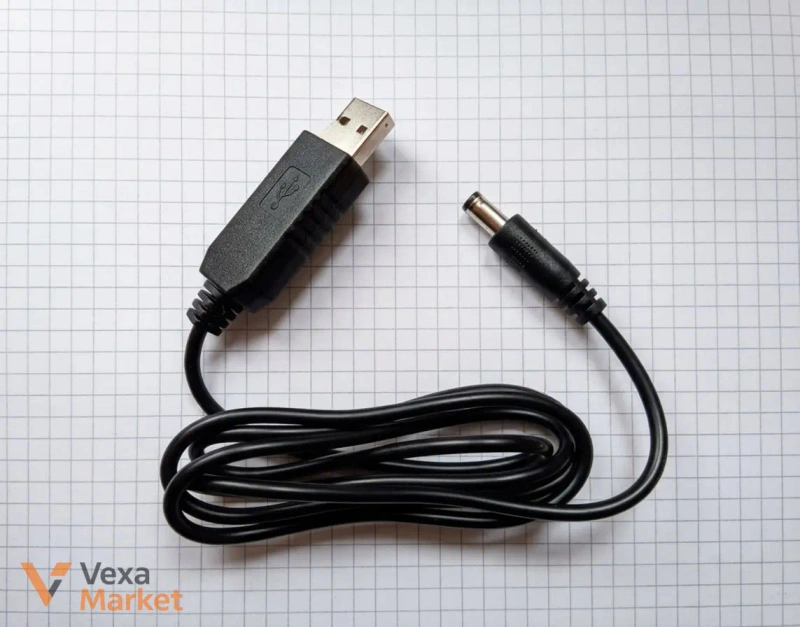 Кабель-перетворювач DC/USB 5В-12В для роутера та терміналу — фото 3