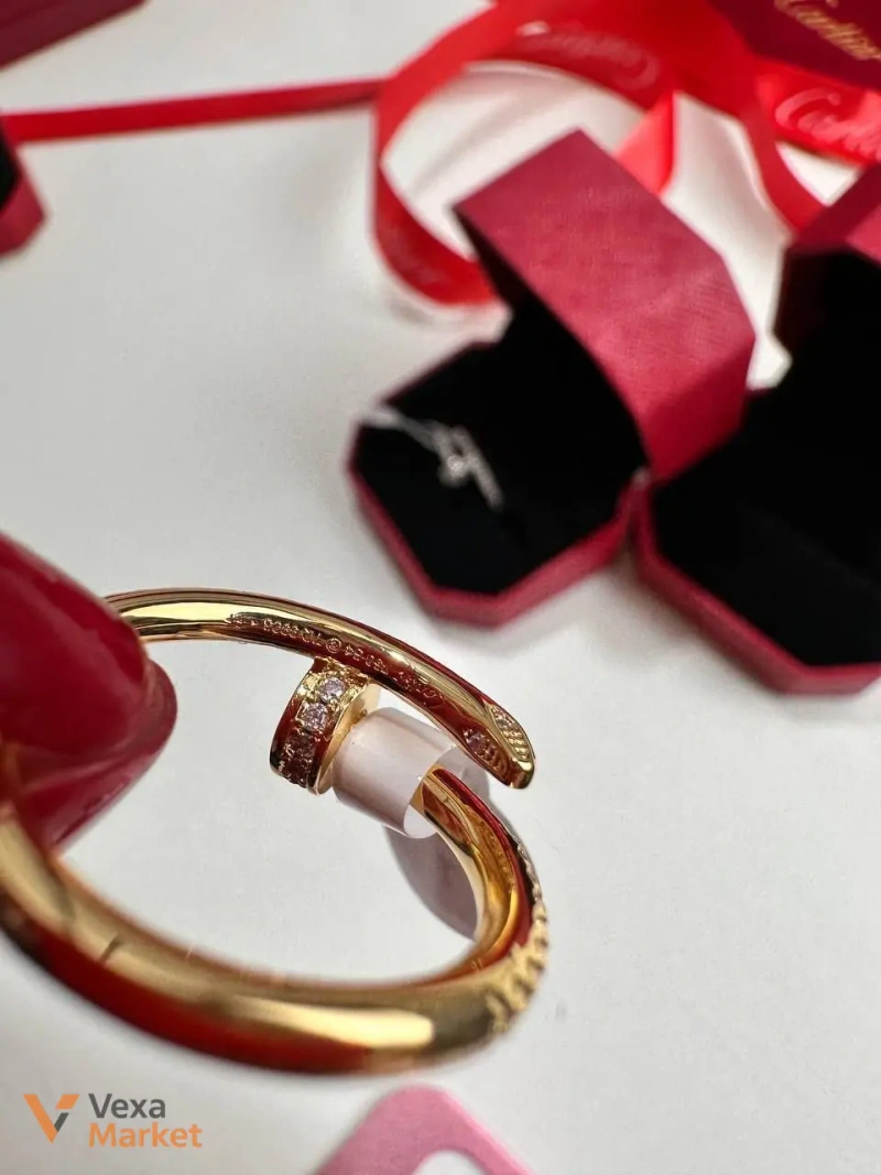 Каблучка Cartier з камінцями — фото 2