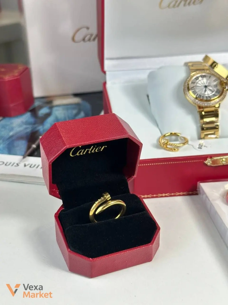 Каблучка Cartier з камінцями — фото 6