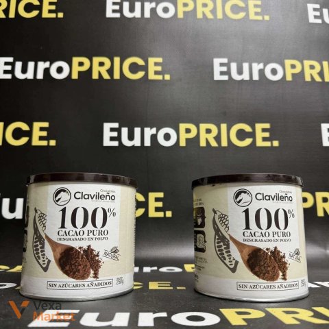 Какао порошок Clavileño 100% Cacao Puro 250г