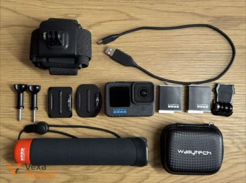 Камера GoPro з аксесуарами