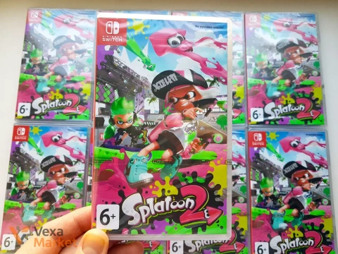 Картридж Nintendo Switch Splatoon 2 та Mario Strikers