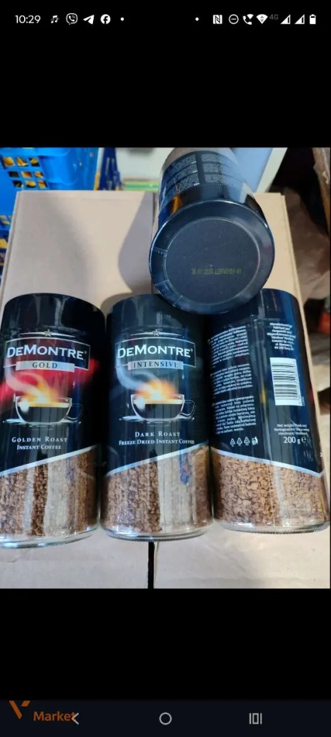 Кава розчинна De Montre Intense & Gold 200 г