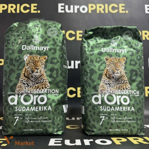 Кава в зернах Dallmayr d'Oro Südamerika 1кг
