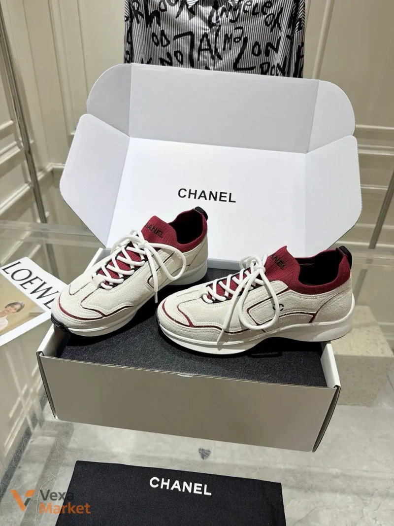 Кеди Chanel 26а замша/текстиль розміри 35-40 — фото 2