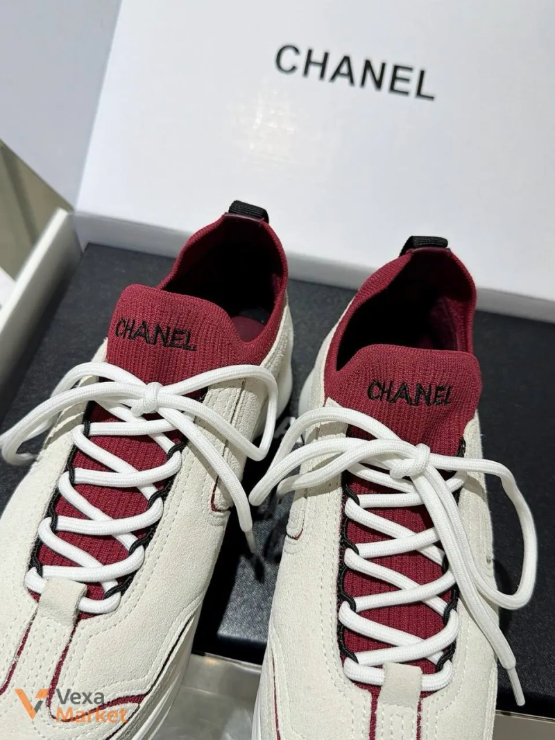 Кеди Chanel 26а замша/текстиль розміри 35-40 — фото 4