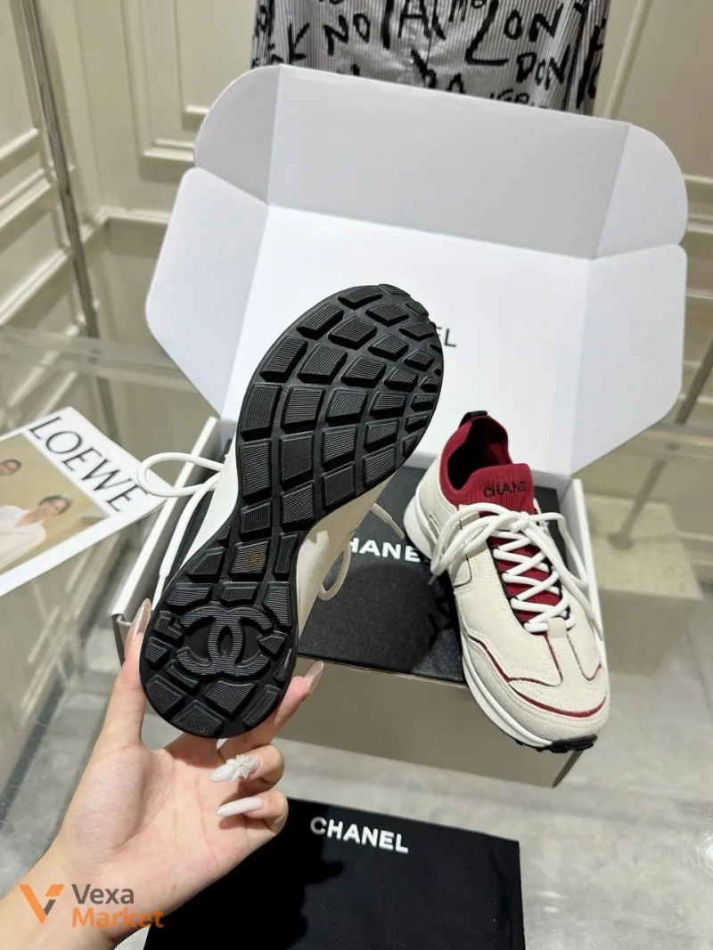 Кеди Chanel 26а замша/текстиль розміри 35-40 — фото 5