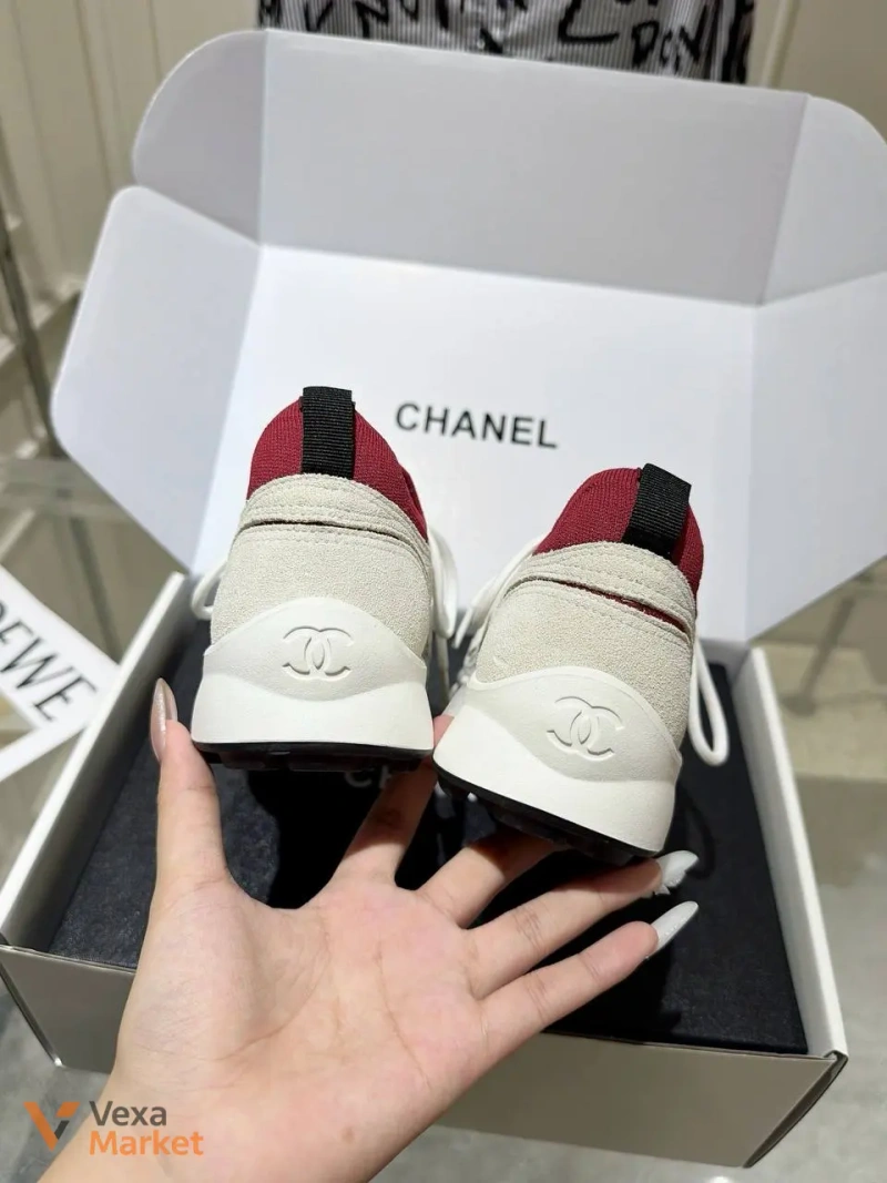Кеди Chanel 26а замша/текстиль розміри 35-40 — фото 6