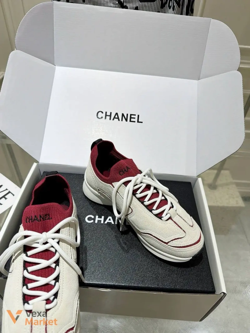 Кеди Chanel 26а замша/текстиль розміри 35-40 — фото 7
