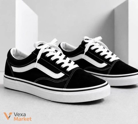 Кеди VANS чорно-білі