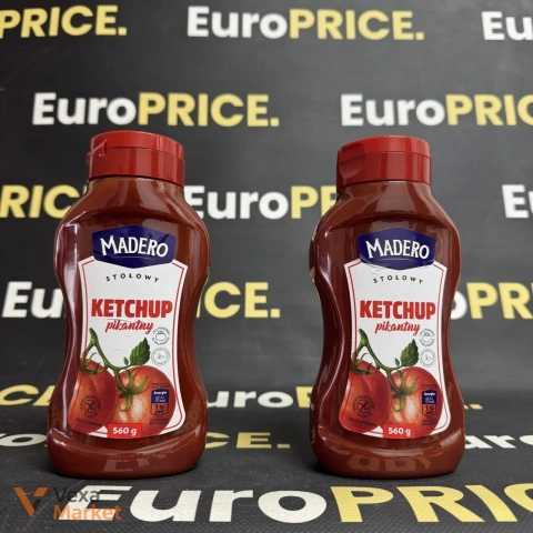 Кетчуп гострий Madero pikantny 560г