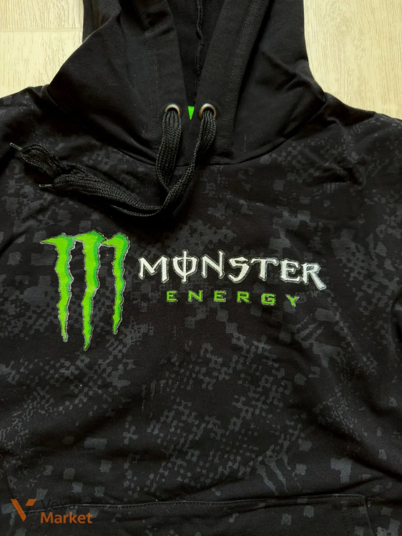 Худі Monster Energy чорне розмір L — фото 2