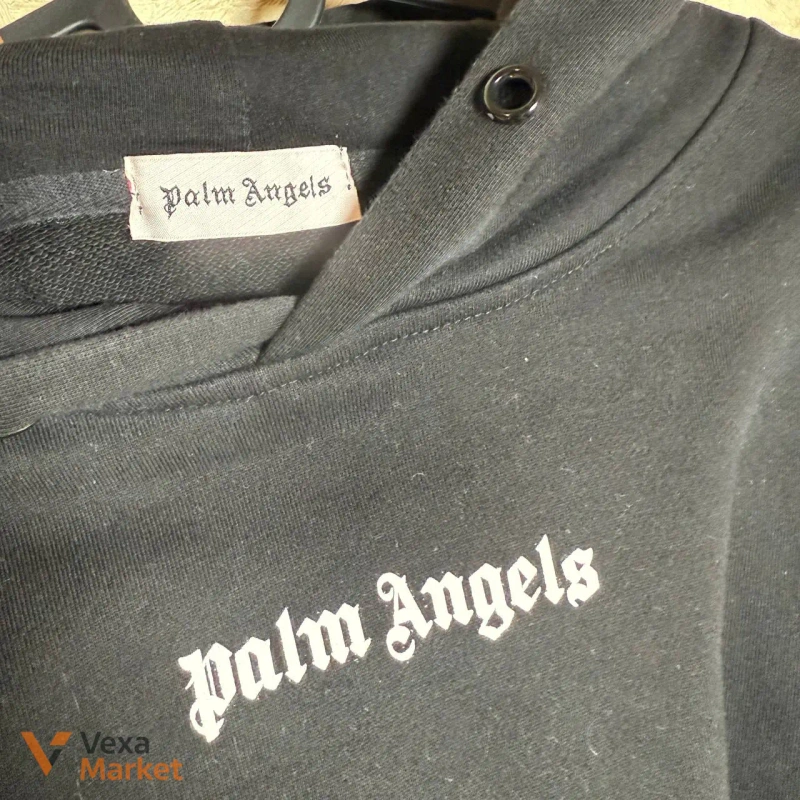 Худі Palm Angels чорне розмір М — фото 4