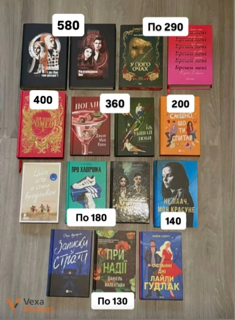 Книги в асортименті
