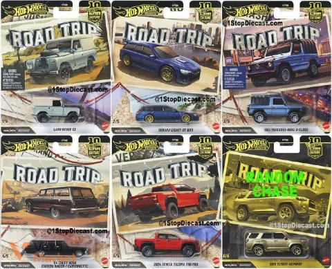 Колекційні моделі Hot Wheels 2026 Car Culture Road Trip