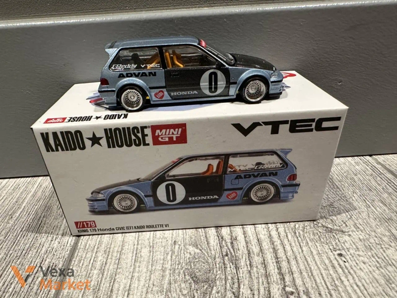 Колекційні моделі Kaido House Honda Civic та Datsun 510 — фото 2