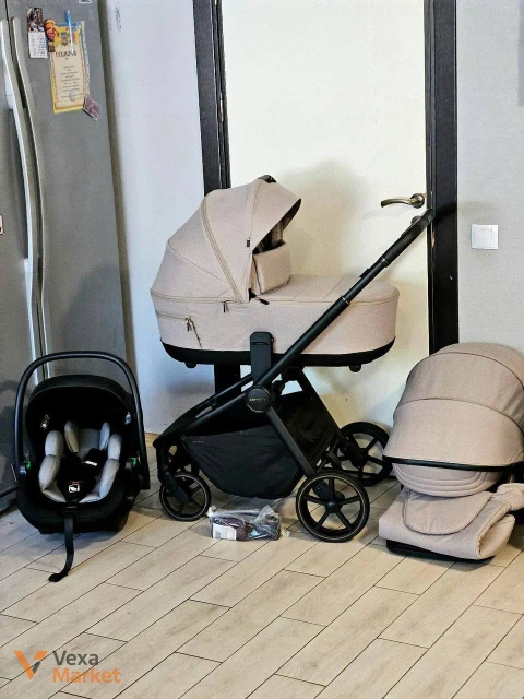 Коляска 3в1 Carrello Epica 2026 світло-бежева