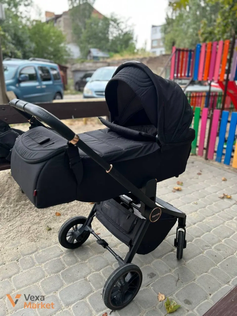 Коляска Carrello Epica 2в1 чорна — фото 3