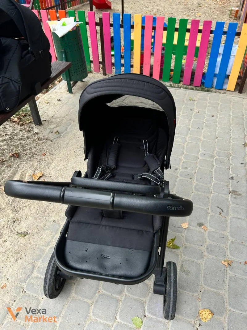 Коляска Carrello Epica 2в1 чорна — фото 4