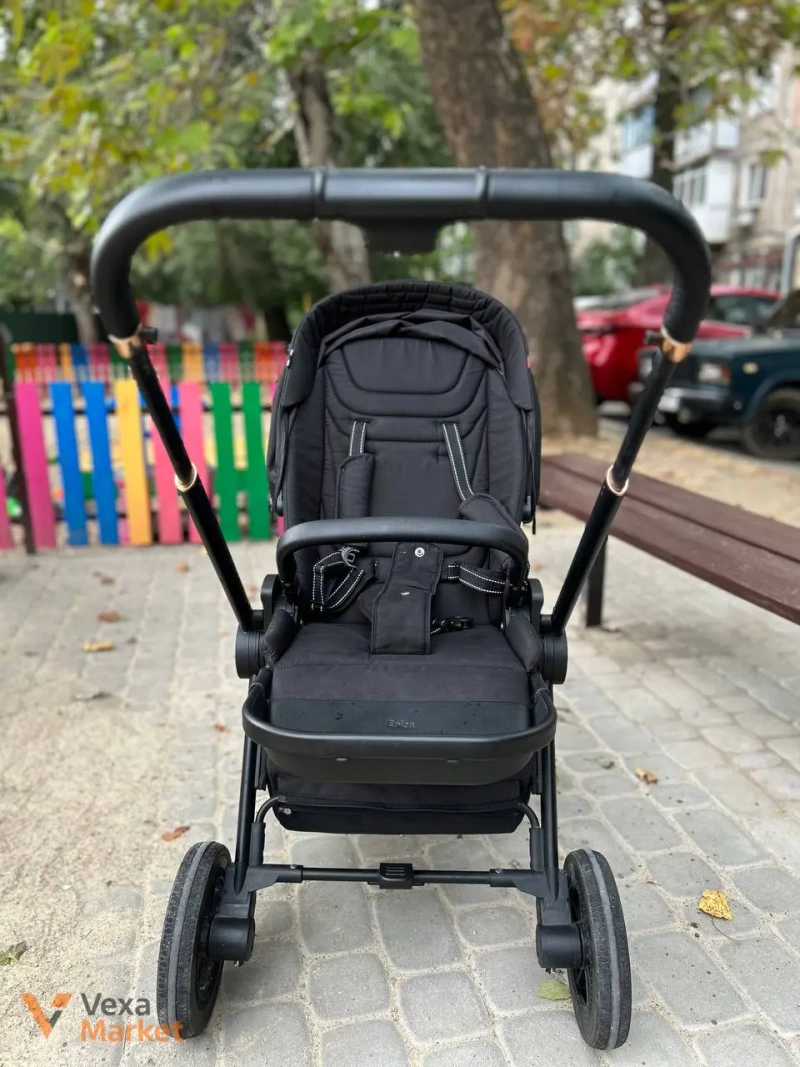 Коляска Carrello Epica 2в1 чорна — фото 7