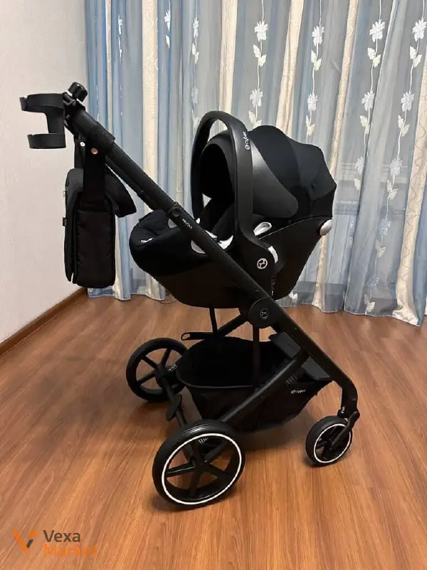 Коляска Cybex Balios S Lux 2-в-1 (3-в-1) з автокріслом, базою та адаптерами — фото 6