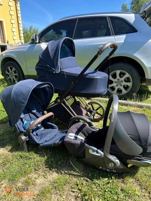 Коляска Cybex Priam Rose Gold 3в1