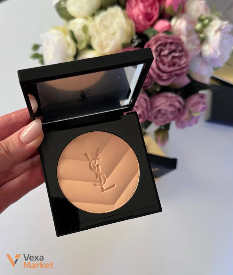 Компактна пудра для обличчя Yves Saint Laurent All Hours Hyper Finish, відтінок 01 — фото 4