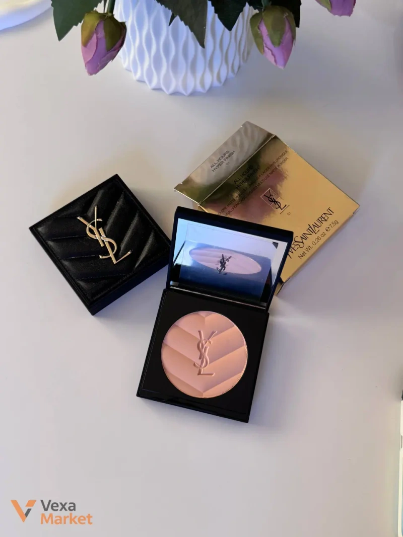 Компактна пудра для обличчя Yves Saint Laurent All Hours Hyper Finish, відтінок 01 — фото 7