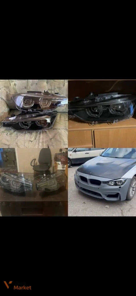 Комплект фар Full LED BMW F30 (Европа/Америка) антихром