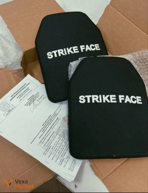 Комплект керамічних бронеплит 6 клас ДСТУ (NIJ IV) "STRIKE FACE"