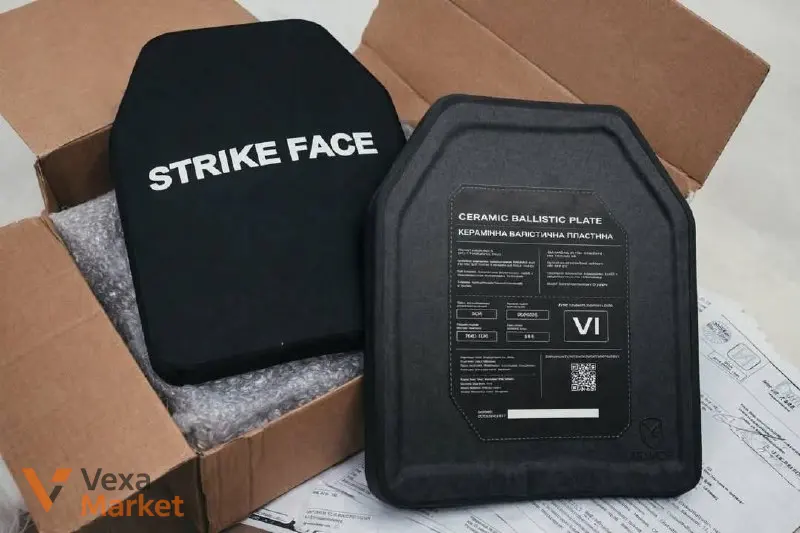 Комплект керамічних бронеплит 6 клас ДСТУ (NIJ IV) "STRIKE FACE" — фото 2