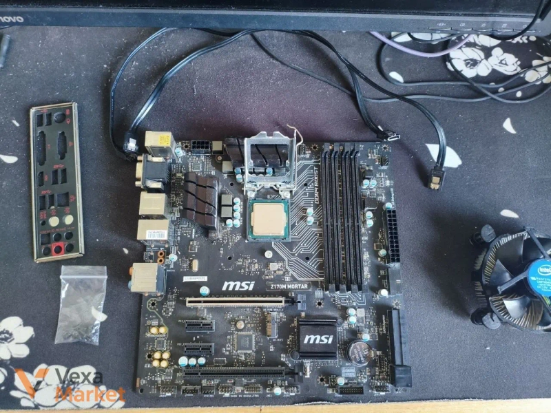Комплект: Материнська плата MSI Z170M Mortar + Процесор Intel Core i7-6700 — фото 2