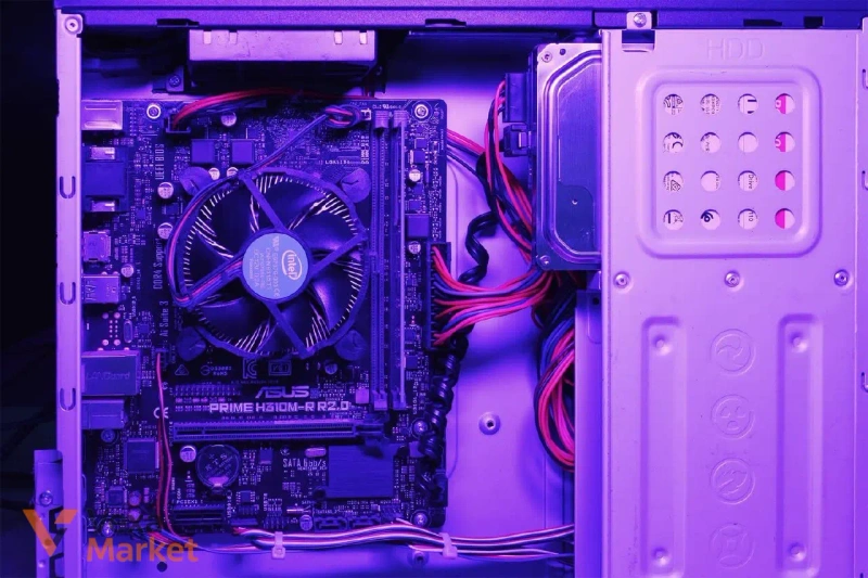 Комплект ПК Asus Prime H310M-R R2.0 з монітором Philips 227E6, клавіатурою Logitech K120 та мишею Logitech B175 — фото 2