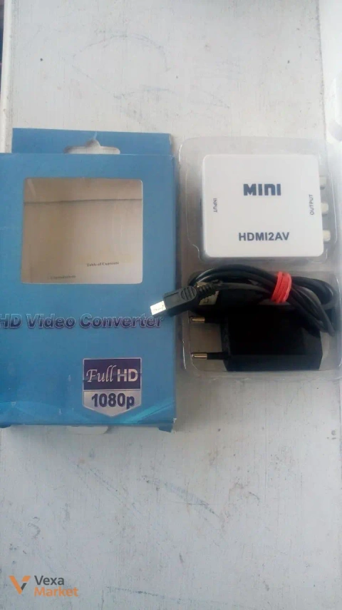 Конвертер відео AV-HDMI з блоком живлення