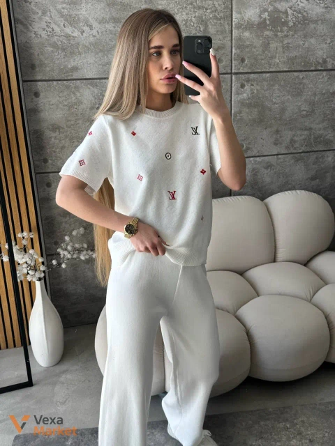 Костюм LV трикотажный женский