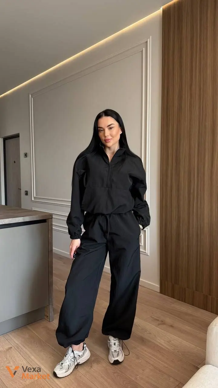 Костюм жіночий oversize з плащівки жатка — фото 6