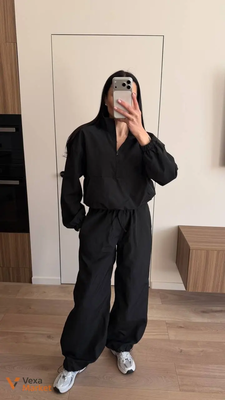 Костюм жіночий oversize з плащівки жатка — фото 7