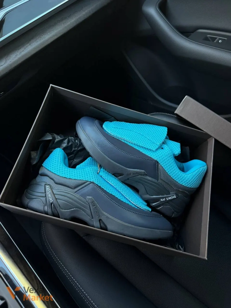 Кросівки AD Raf Simons Antei Aqua Blue шкіряні — фото 2