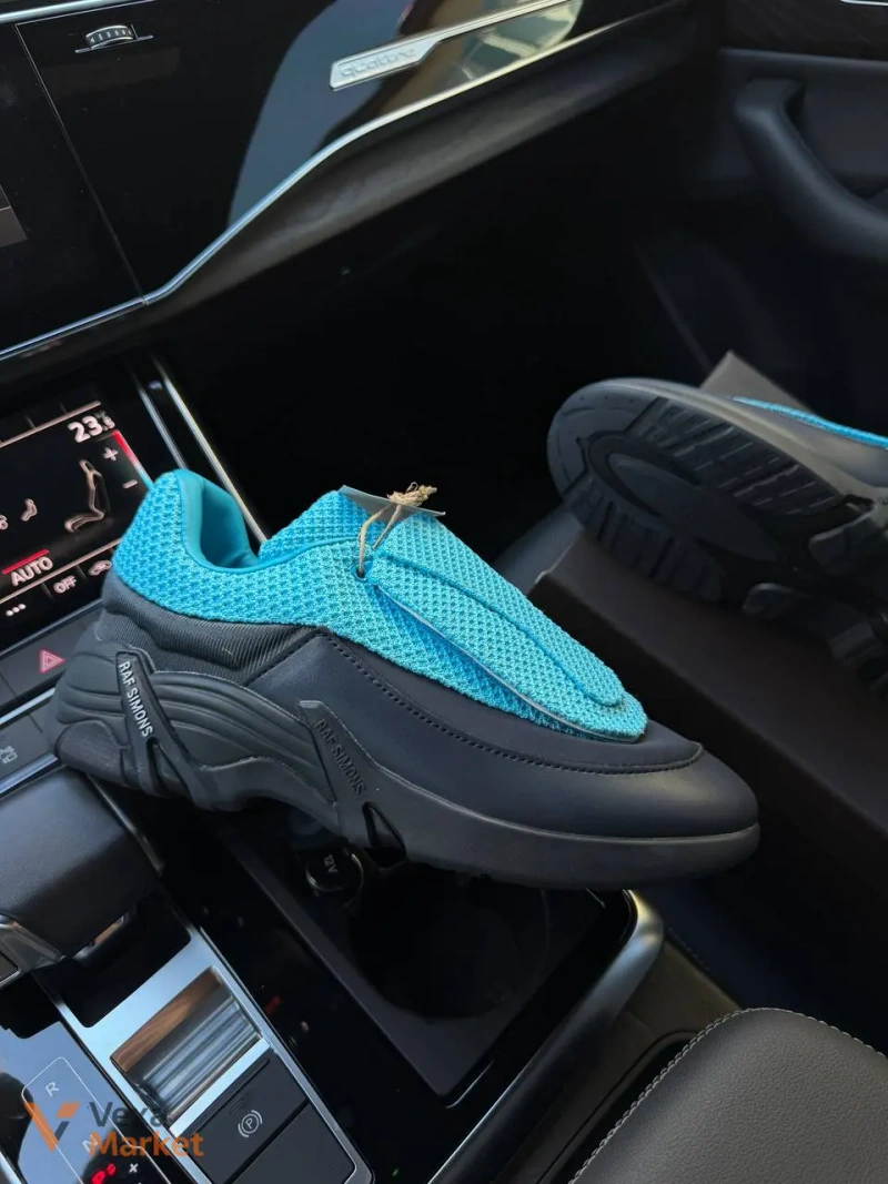 Кросівки AD Raf Simons Antei Aqua Blue шкіряні — фото 3