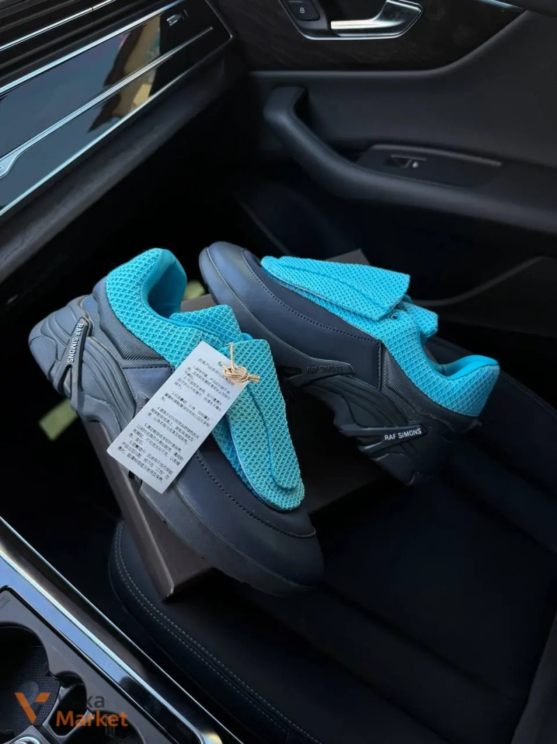 Кросівки AD Raf Simons Antei Aqua Blue шкіряні — фото 5