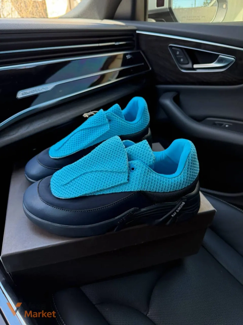 Кросівки AD Raf Simons Antei Aqua Blue шкіряні — фото 6