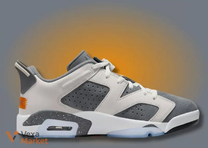Кросівки Air Jordan 6 Retro Low X PSG Iron Grey — фото 2