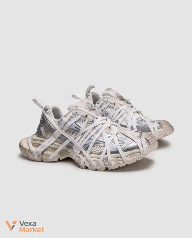 Кросівки BALENCIAGA 3XL Extreme Lace White Silver — фото 7