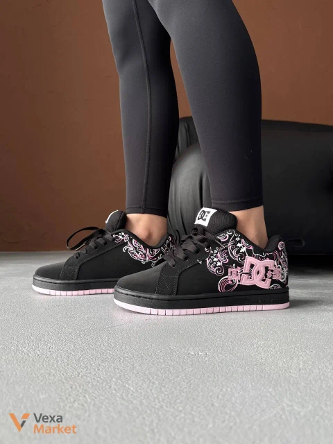 Кросівки DC Shoes Court Graffik Black/Pink Sabbath