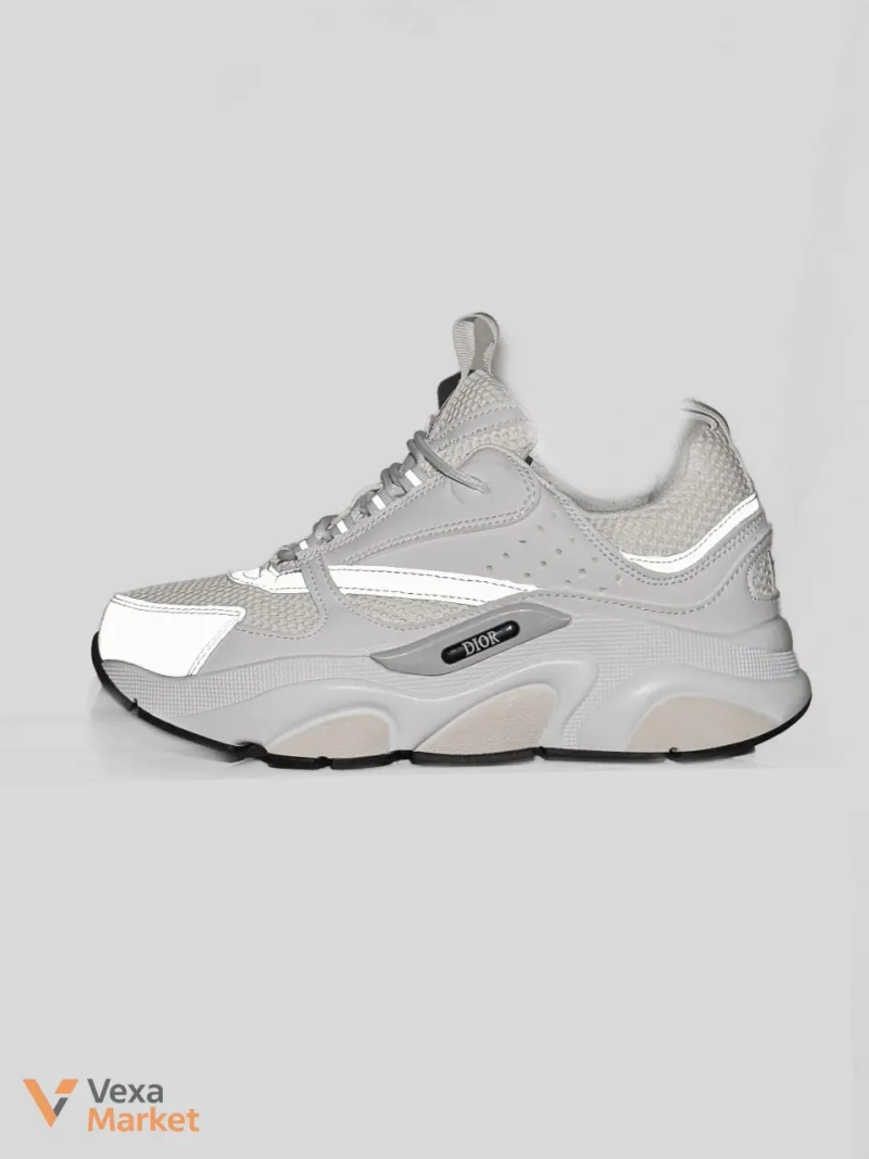 Кросівки Dior B22 Reflective White/Grey — фото 2