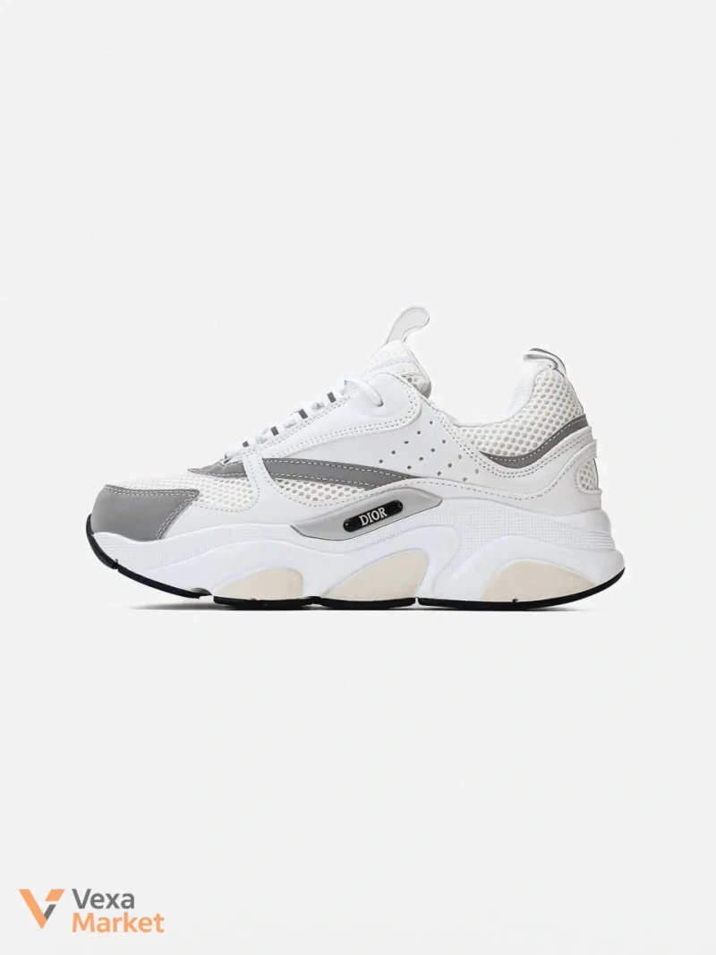 Кросівки Dior B22 Reflective White/Grey — фото 4