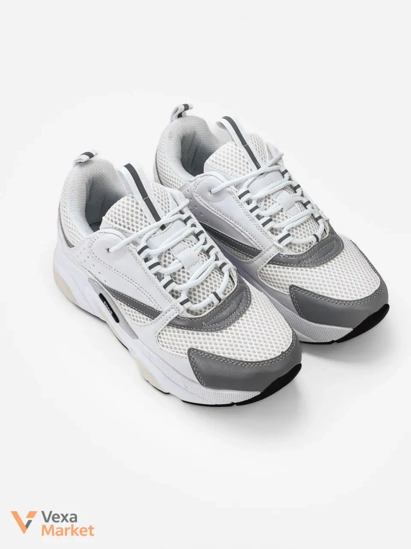 Кросівки Dior B22 Reflective White/Grey — фото 8