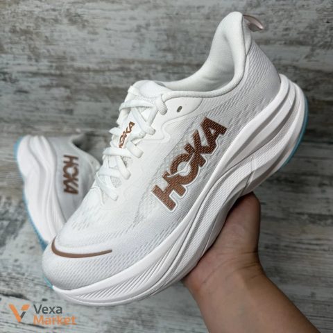 Кросівки для бігу Hoka Skyflow White / Rose Gold