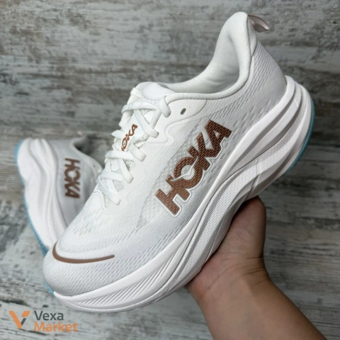 Кросівки для бігу Hoka Skyflow White / Rose Gold